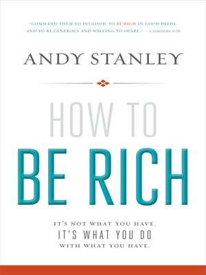 How to Be Rich - ebook